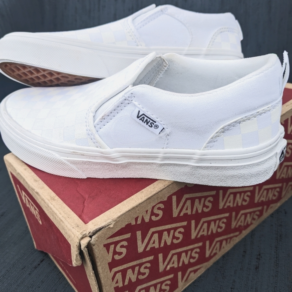 Vans checkered slip on sneaker